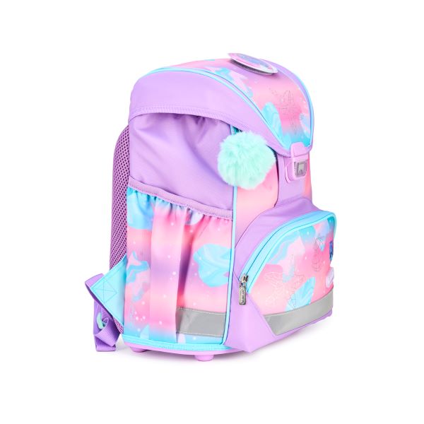 ★athe★ FRILL Frill Light Pink Backpack and Shoulder Bag Eagerrich Aesthetic Backpack Cute Backpack School Supplies